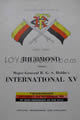 Richmond International XV 1961 memorabilia